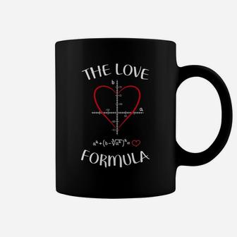 The Love Formula Funny Math Valentines Day Gift Coffee Mug - Thegiftio UK