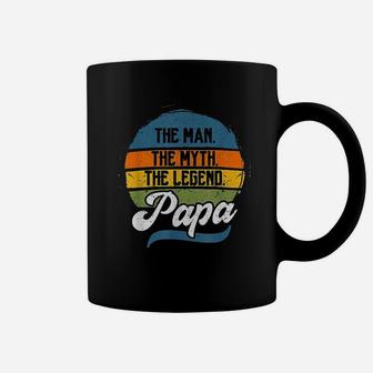 The Man The Myth The Legend Papa Fathers Day Gift Coffee Mug | Crazezy UK