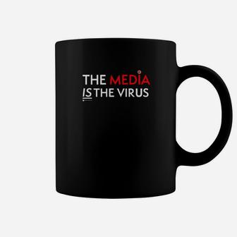 The Media Is The Sickness Coffee Mug - Monsterry