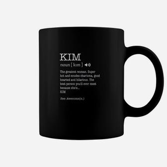 The Name Is Kim Definition Coffee Mug | Crazezy CA