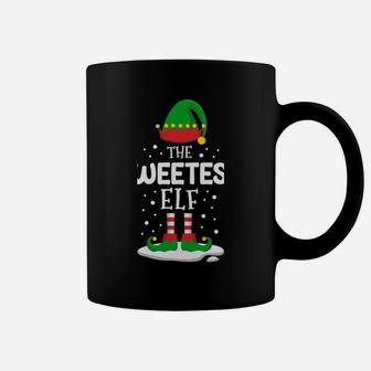 The Sweetest Elf Christmas Family Matching Costume Pjs Cute Sweatshirt Coffee Mug | Crazezy