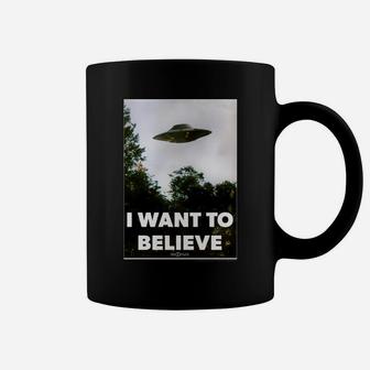 The X-Files I Want To Believe Ufo Poster Coffee Mug | Crazezy