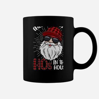 There's Some Hos In This House Funny Santa Claus Christmas Sweatshirt Coffee Mug | Crazezy AU