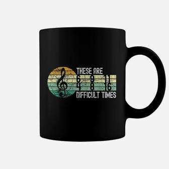 These Are Difficult Times Music Sheet Band Orchestra Musical Coffee Mug - Thegiftio UK
