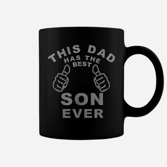 This Dad Has The Best Son Ever Fathers Day Gift From Son Coffee Mug | Crazezy