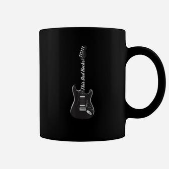 This Guitar Dad Rocks Music Fathers Day Gift Coffee Mug | Crazezy CA