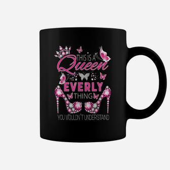 This Is A Queen Everly Thing Personalized Name Birthday Coffee Mug | Crazezy UK