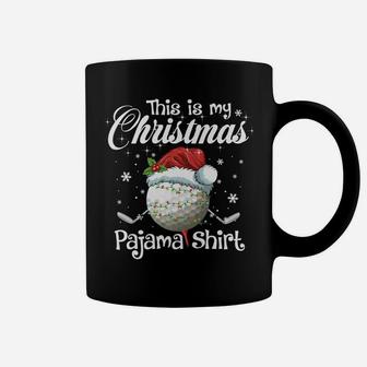 This Is My Christmas Golf Pajama Gift Golfer Boys Men Coffee Mug | Crazezy