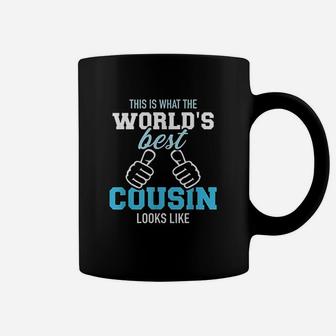 This Is What The Worlds Best Cousin Looks Like Coffee Mug | Crazezy