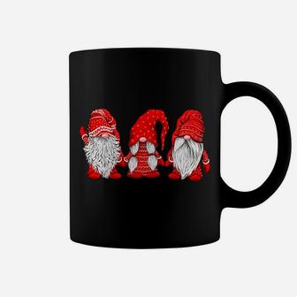 Three Gnomes In Red Costume Christmas - Hanging With Gnomes Coffee Mug | Crazezy