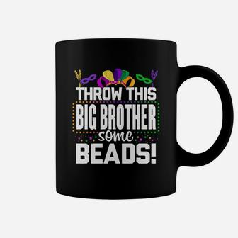 Throw This Big Brother Some Beads Mardi Gras V2 Coffee Mug - Thegiftio UK