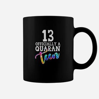 Tie Dye 13Th Officially A Quaranteen Birthday Teenager Gift Coffee Mug | Crazezy DE
