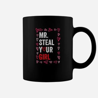 Toddler Boy Valentines Shirt Mr Steal Your Heart Coffee Mug - Monsterry DE