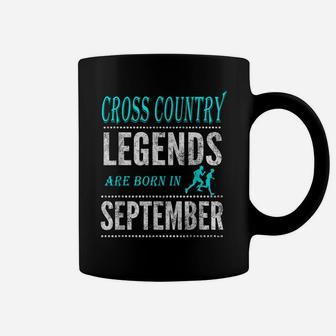Top Boys Girls Cross Country Legend Born September Tshirt Coffee Mug | Crazezy