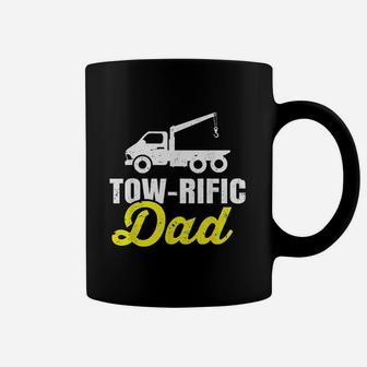 Tow Truck Driver Dad Father Towing Car Pickup Wrecker Gift Coffee Mug | Crazezy