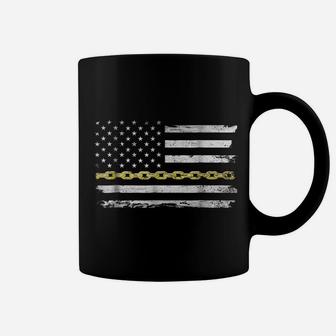 Tow Truck Driver T Shirt Thin Yellow Line Flag Operator Coffee Mug | Crazezy CA