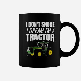 Tractor Enthusiast Snorer Farming Coffee Mug - Monsterry