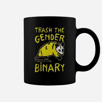 Trash The Gender Binary Coffee Mug - Monsterry UK