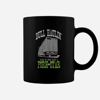 Truck Driver Bull Hauler Tees Coffee Mug - Thegiftio UK