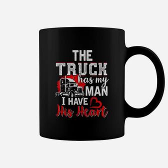 Trucker Wife Truck Driver Funny Girlfriend Gift Coffee Mug | Crazezy