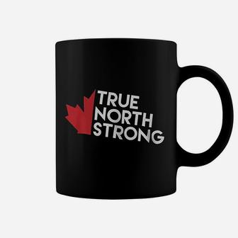 True North Strong Maple Leaf Canadian Flag Coffee Mug | Crazezy