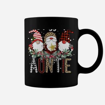 Tu Blessed Auntie Christmas Leopard Buffalo Plaid Gnome Coffee Mug | Crazezy AU
