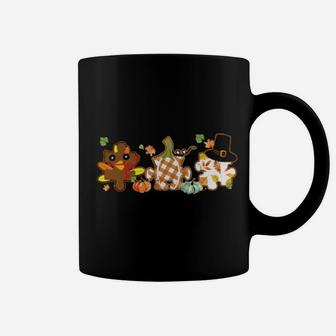 Tu Puzzle Autism Awareness Turkey Pumpkin Fall Autumn Coffee Mug - Monsterry