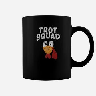 Turkey Trot Squad Thanksgiving Costume Distressed Coffee Mug - Thegiftio UK