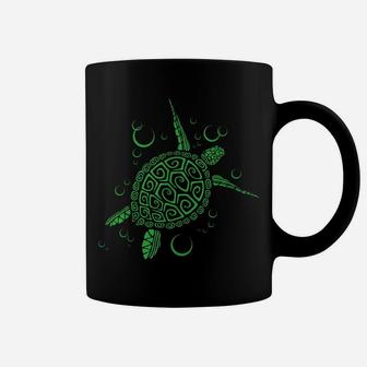 Turtle In Blue Waves Turtle Enthusiast Animal Lover Coffee Mug | Crazezy CA