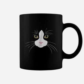 Tuxedo Cat Face Coffee Mug | Crazezy