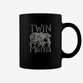 Twin Mama Mom Distressed Mothers Day Coffee Mug | Crazezy