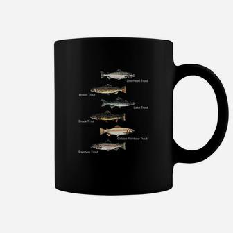 Types Of Trout Fish Species Collection Fishing Coffee Mug | Crazezy DE