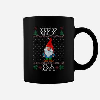Uff Da, Swedish Tomte Gnome, God Jul, Ugly Christmas Sweater Coffee Mug | Crazezy UK