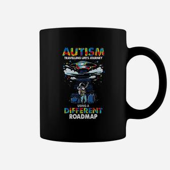 Ufo Autism Travelling Lifes Journey Using A Different Roadmap Coffee Mug - Monsterry UK