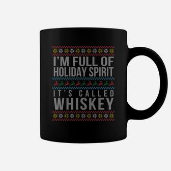 Ugly Christmas Drinking Design Funny Whiskey Holiday Gift Sweatshirt Coffee Mug | Crazezy DE