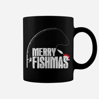 Ugly Merry Christmas Fishmas Funny Fishing Gift Shirt Coffee Mug | Crazezy CA