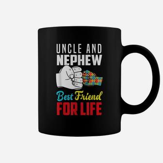 Uncle And Nephew Best Friend For Life Autistic Autism Uncle Coffee Mug | Crazezy