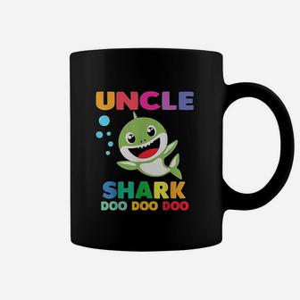 Uncle Shark Doo Doo Mommy Auntie Daddy Baby Coffee Mug | Crazezy