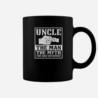 Uncle The Man Myth Bad Influence Coffee Mug - Thegiftio UK