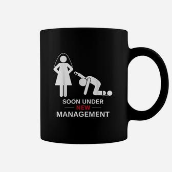 Under New Management Groom Bachelor Party Coffee Mug | Crazezy