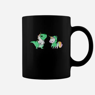 Unicorn And T-rex We Are Best Friends Coffee Mug - Thegiftio UK
