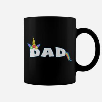 Unicorn Birthday Shirt Girl Funny Dad Fathers Day Gift Coffee Mug | Crazezy