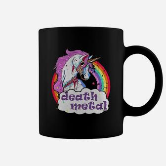 Unicorn Rainbow Death Metal Coffee Mug - Thegiftio UK