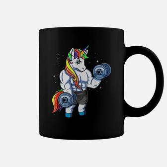 Unicorn Weightlifting - Rainbow Unicorn Gift Women Coffee Mug | Crazezy