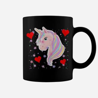 Unicorns Valentine Unicorn I Love You With Unicorns Coffee Mug - Monsterry