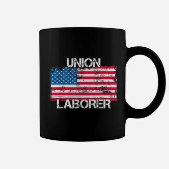 Union Laborer American Men And Women Union Workers Us Flag Coffee Mug - Thegiftio UK