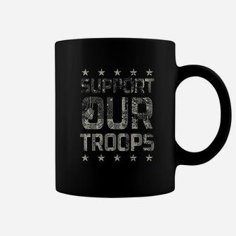 United States Army Support Our Troops Graphic Coffee Mug | Crazezy CA