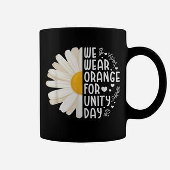 Unity Day Orange We Wear Orange For Unity Day Daisy Flower Coffee Mug | Crazezy UK