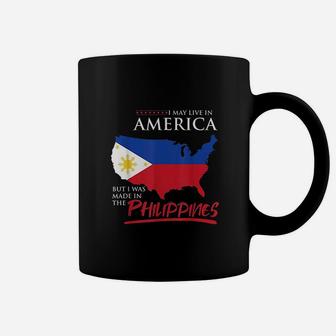 Usa American Filipino Pinoy Roots Philippines Coffee Mug | Crazezy CA