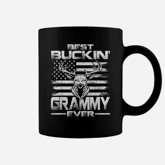 Usa Flag Best Buckin' Grammy Ever Deer Hunting Coffee Mug | Crazezy AU
